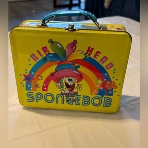Vintage SpongeBob SquarePants metal lunch box